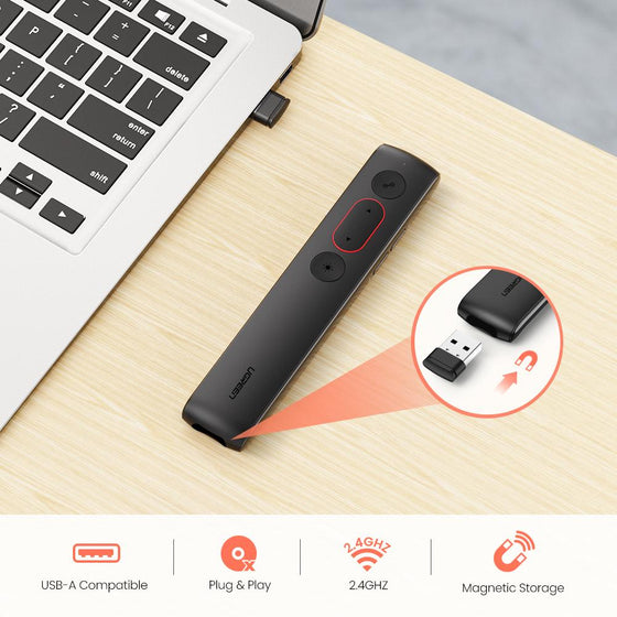 UGREEN 60327 OFFICE WIRELESS PRESENTATION REMOTE