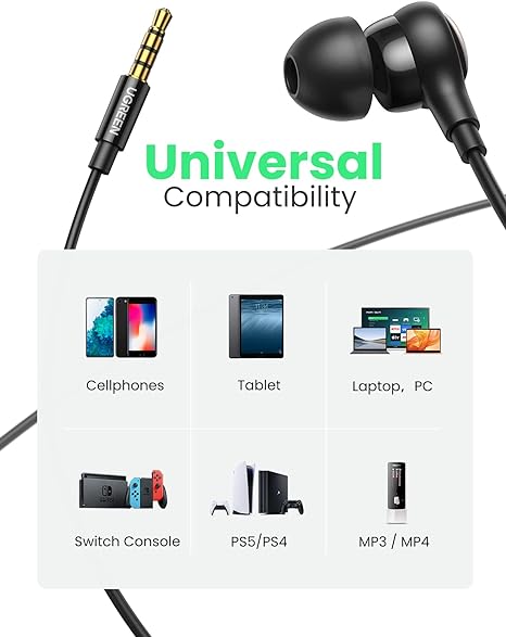 UGREEN 30637 HITUNE 3.5MM EARPHONES