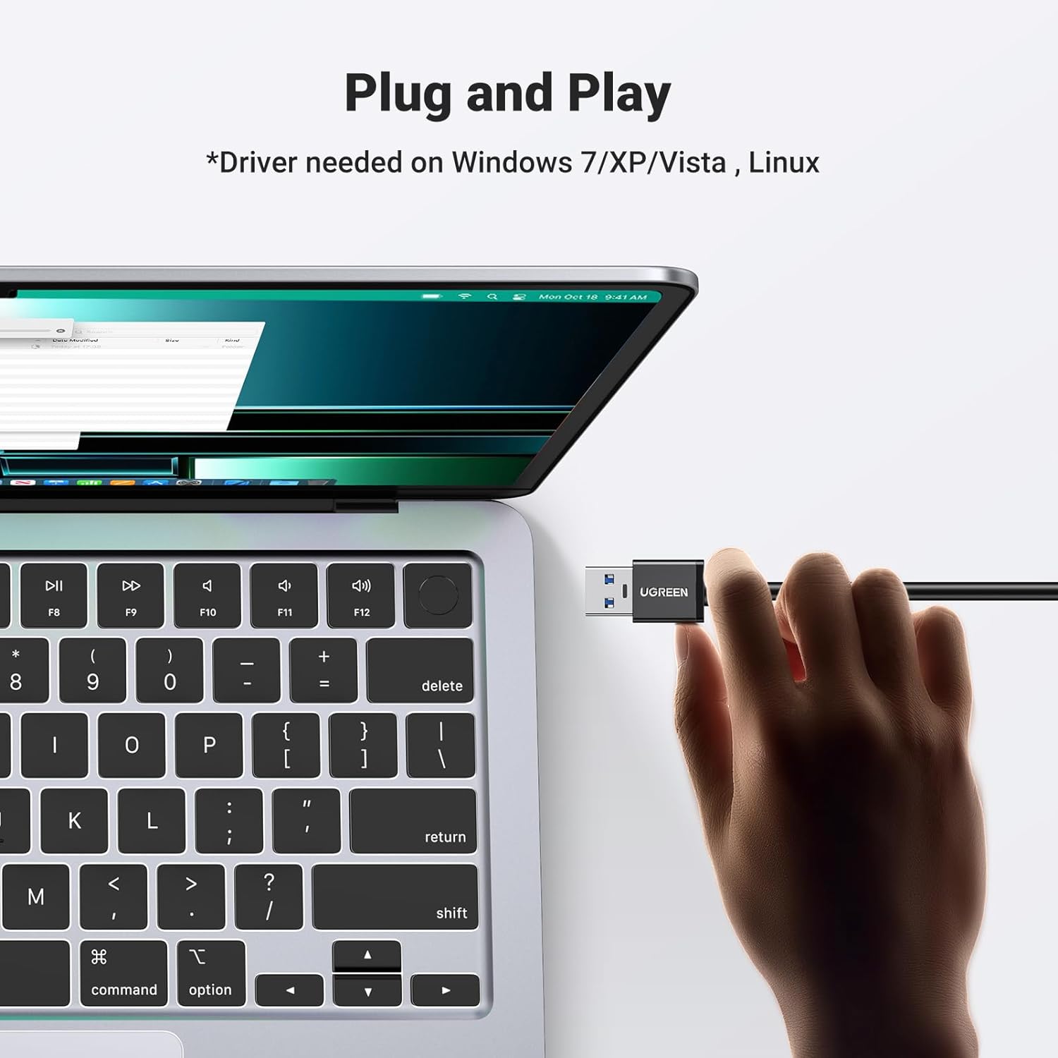 UGREEN 20265 USB 3.0 Hub with Gigabit Ethernet