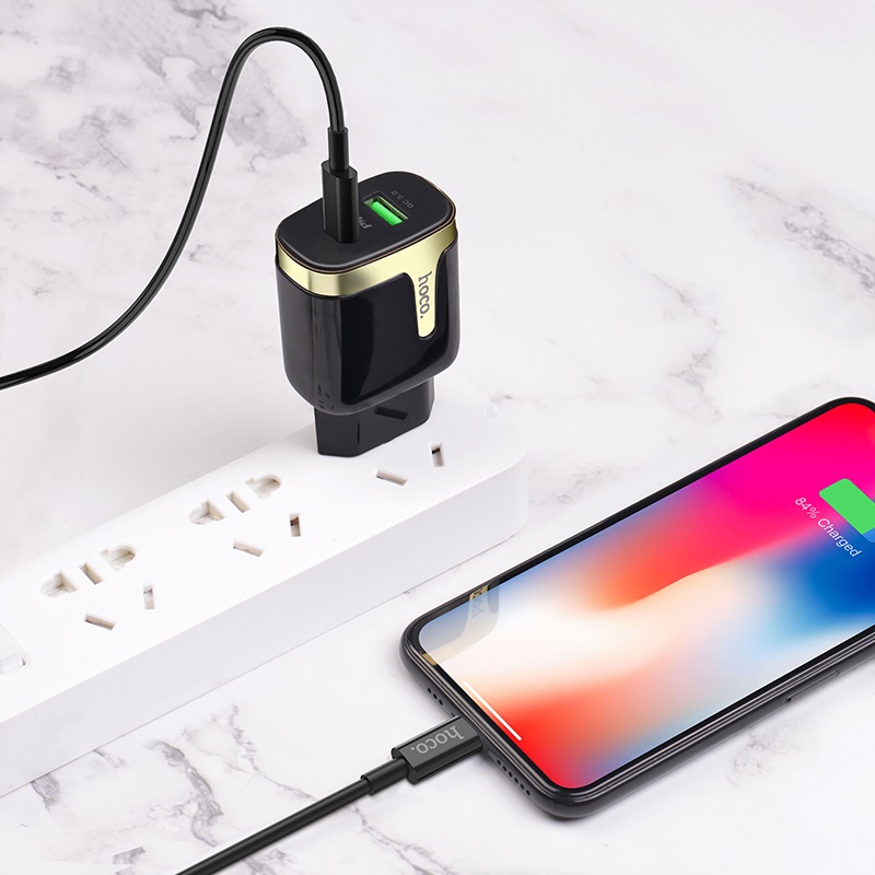 HOCO C79A Zeus 18W PD+QC3.0 Wall Charger EU Plug