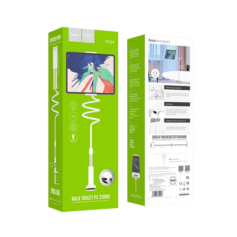 HOCO PH24 Balu Adjustable Tablet and Phone Holder for 4" to 10.5" Devices