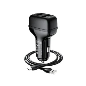 HOCO Z36 Leader Car Charger 5V 2.4A Dual Port Set with Type-C Cable