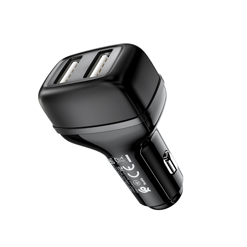 HOCO Z36 Leader Car Charger 5V/2.4A Dual Port Set with Micro USB Cable