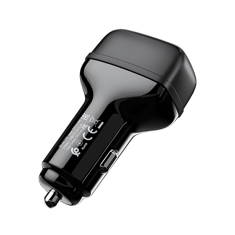 HOCO Z36 Leader Car Charger 5V/2.4A Dual Port Set with Micro USB Cable