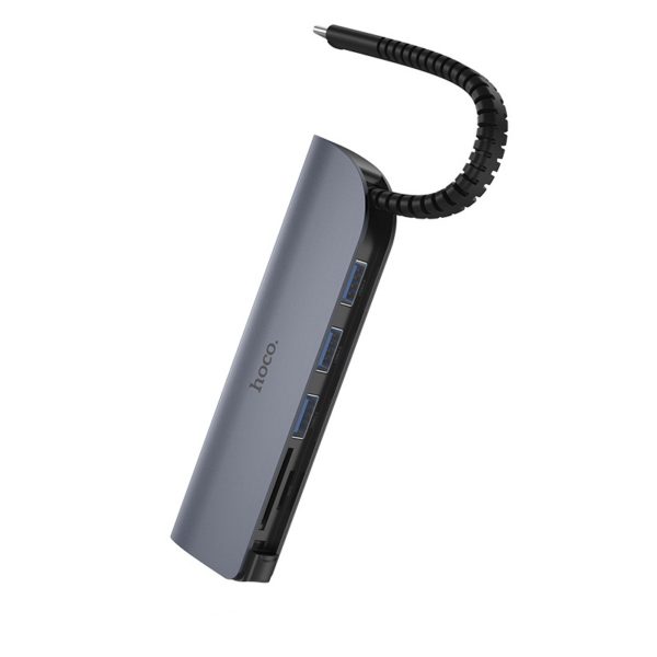 HOCO HB17 Type-C to 3 USB 3.0 + SD + TF Adapter