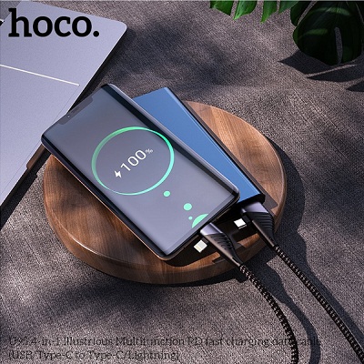 HOCO U95 4-in-1 Multifunction PD Fast Charging Data Cable