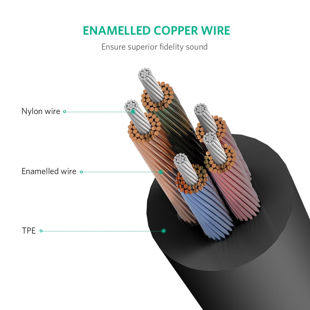 UGREEN 20899 3.5MM F/M TO 2 MALE AUDIO CABLE