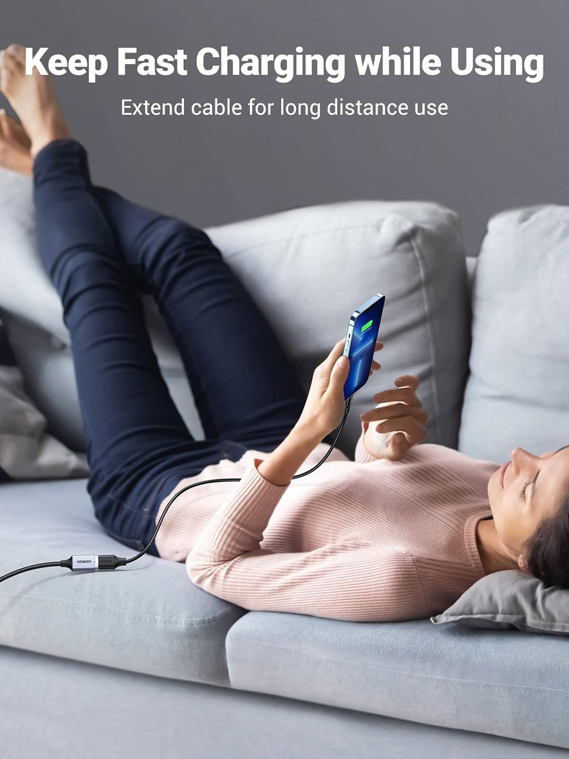UGREEN 10497 USB 3.0 Extension Cable (2 Meter)