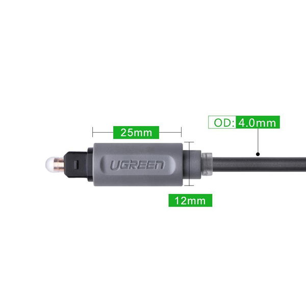 UGREEN 10771 TOSLINK OPTICAL AUDIO CABLE 3M