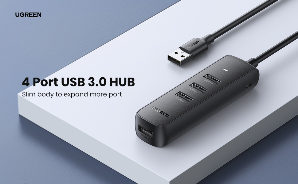 UGREEN 10915 4 Ports Powered USB 3.0 Hub 001 UGREEN 10915 4 Ports Powered USB 3.0 Hub 001