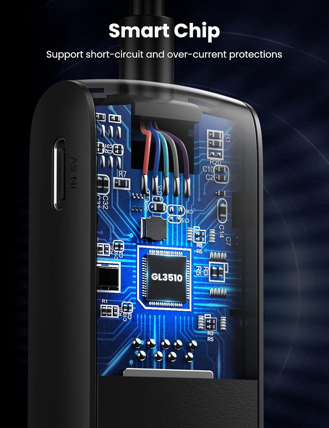 UGREEN 10915 4 Ports Powered USB 3.0 Hub 05