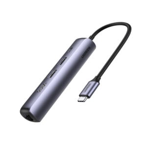 UGREEN 10919 ULTRA SLIM 5-IN-1 USB C HUB WITH ETHERNET AND HDMI