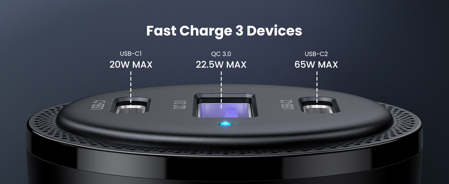 UGREEN 20467 USB C 69W FAST CAR CHARGER22 UGREEN 20467 USB C 69W FAST CAR CHARGER22