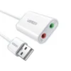 UGREEN 30143 USB Audio Adapter External Stereo Sound Card 01