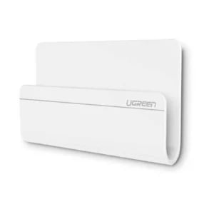 UGREEN 30394 Adhesive Wall Phone Charging Holder White Wall Mount Phone Holder