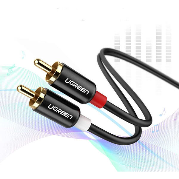 UGREEN 30747 2RCA Male to 2RCA Male Cable (1 Meter)