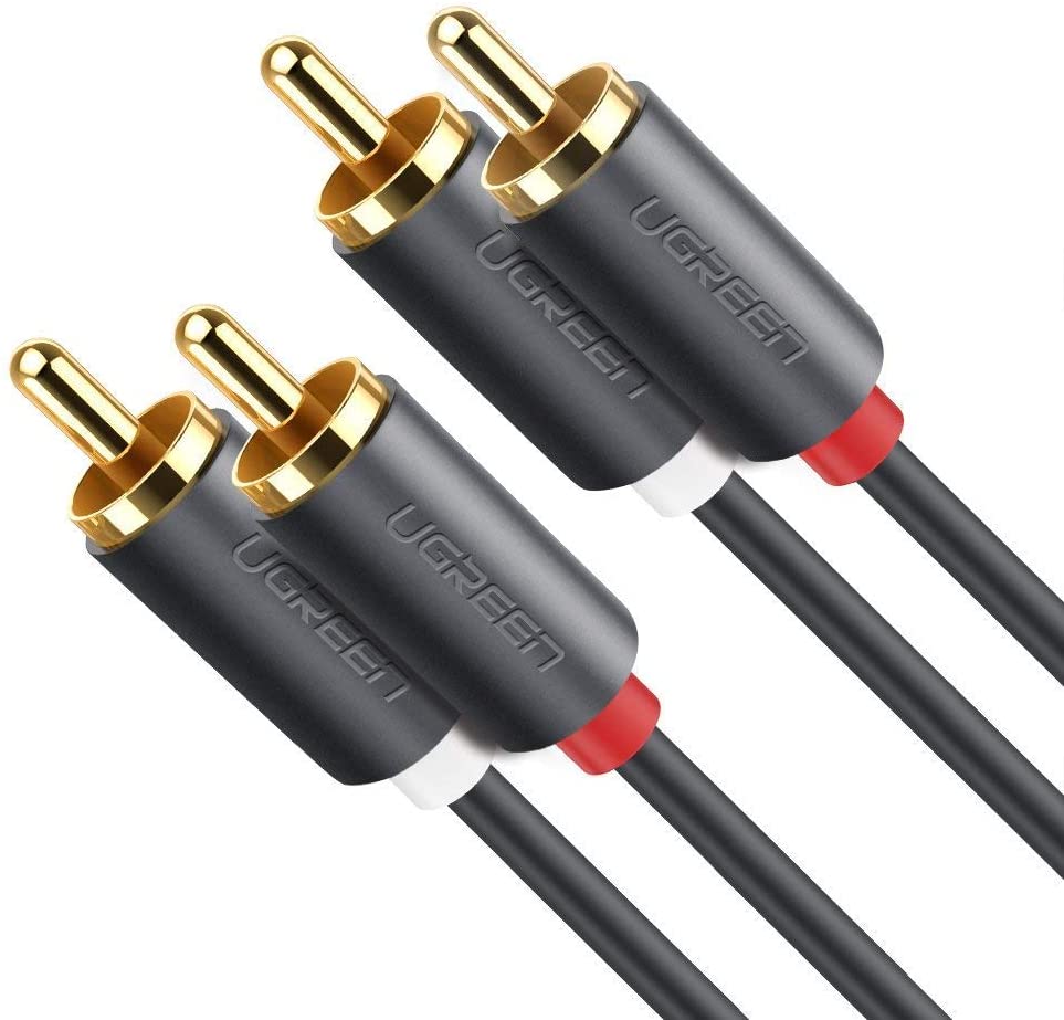 UGREEN 30747 2RCA Male to 2RCA Male Cable (1 Meter)