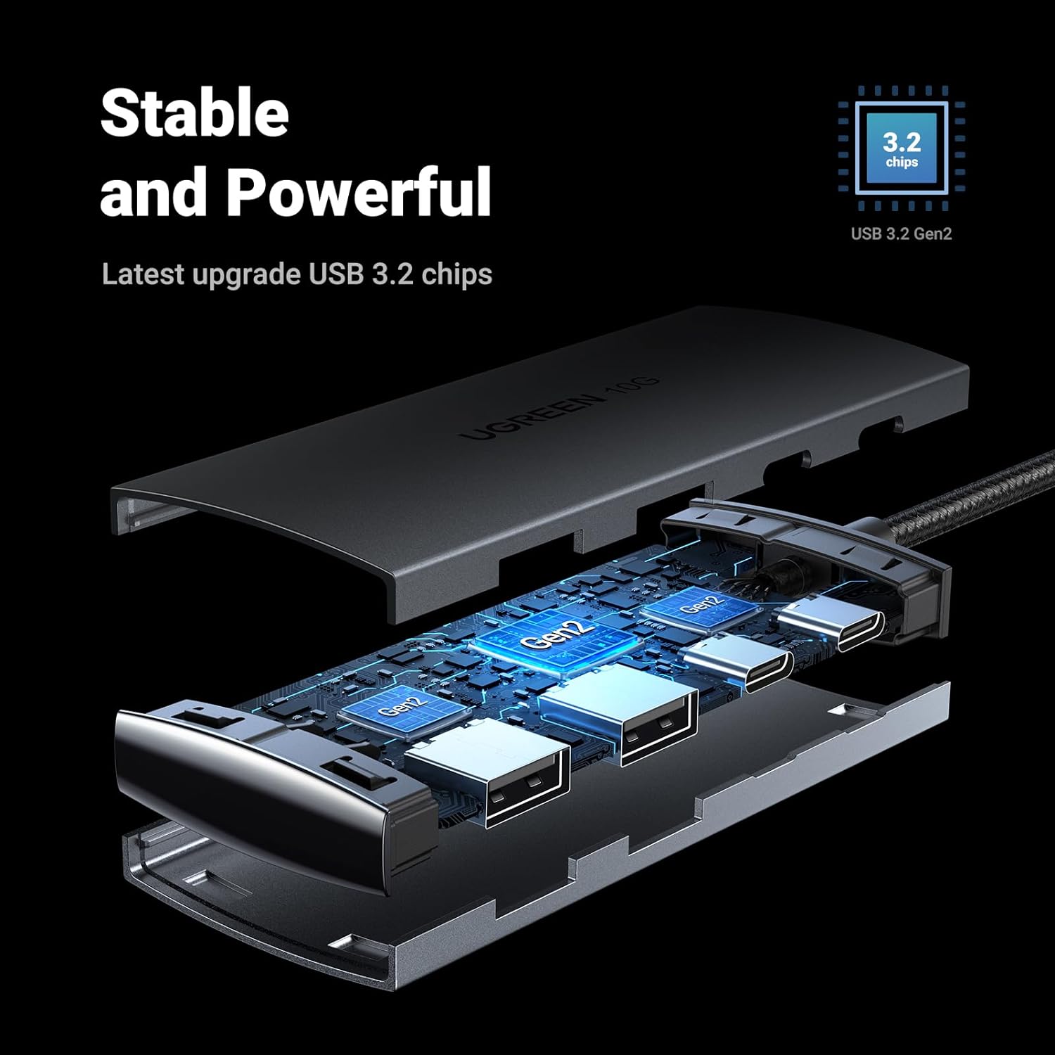 UGREEN 30758 4 IN 1 USB C TO USB A 8