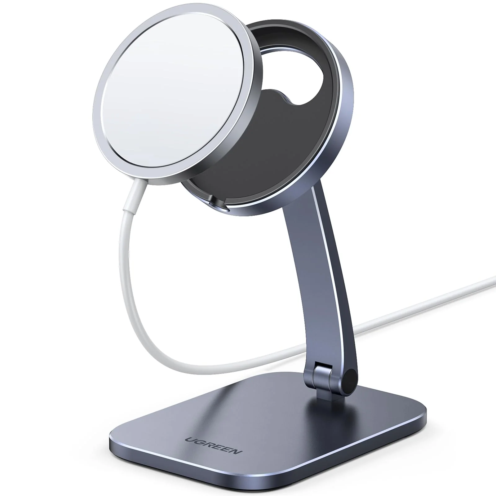 Buy UGREEN 40290 Phone Stand for MagSafe Charger, Adjustable Aluminum Charging Stand for iPhone StandBy Mode Online in Pakistan - UGREEN PK