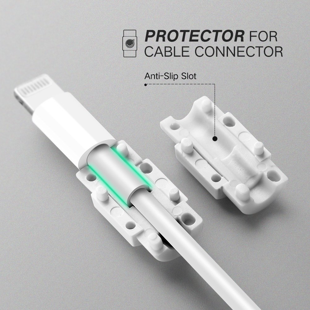 UGREEN 40705 Cable Protector USB Cable Saver Charging Cord Protector for Lightning / Micro USB / Type-C cables