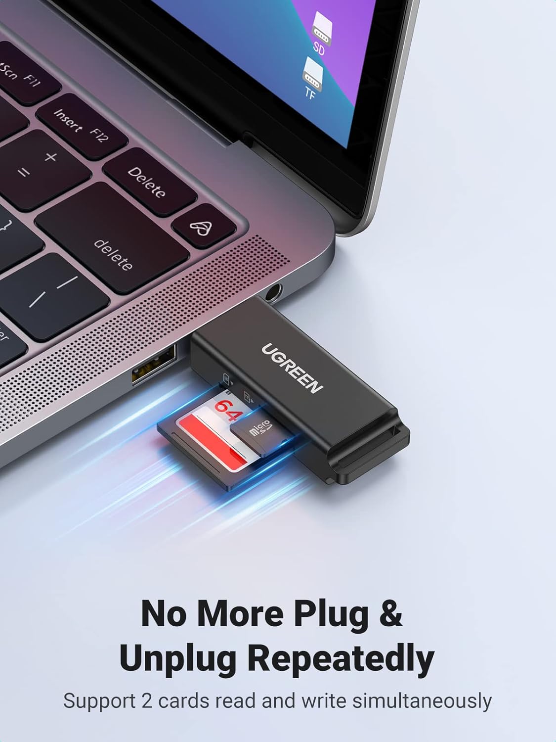 Buy UGREEN 40752 USB 3.0 SD Card Reader Compatible with SD, Micro SD, SDXC, SDHC, MMC, RS-MMC, UHS-I Online in Pakistan - UGREEN PK
