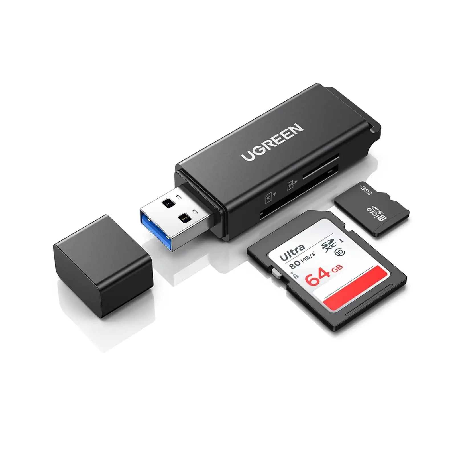 Buy UGREEN 40752 USB 3.0 SD Card Reader Compatible with SD, Micro SD, SDXC, SDHC, MMC, RS-MMC, UHS-I Online in Pakistan - UGREEN PK