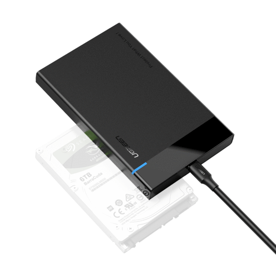 UGREEN 50743 2.5 INCH HARD DRIVE ENCLOSURE USB C1