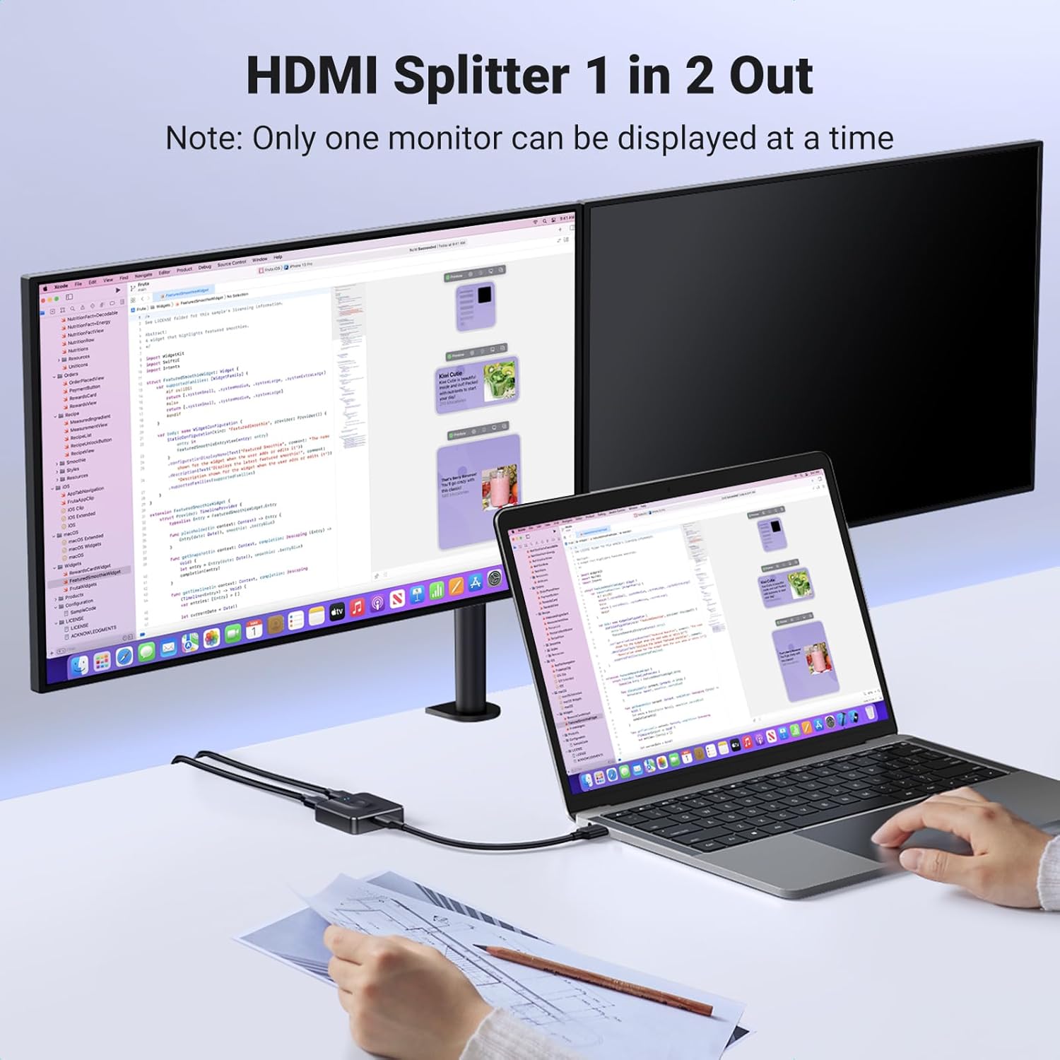 UGREEN 50966 HDMI 2 In 1 Out 4K@60Hz Bi Directional HDMI Switcher 03