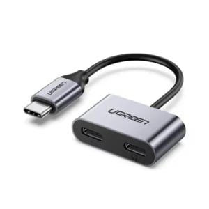 UGREEN 60165 2-in-1 USB-C to Audio & Charging Adapter