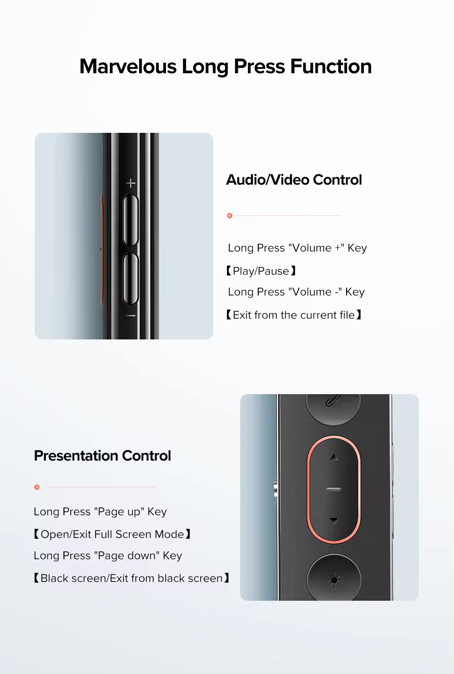 UGREEN 60327 Office Wireless Presentation Remote 100M OMNI-Directional Range UGREEN 60327 Office Wireless Presentation Remote 100M OMNI-Directional Range
