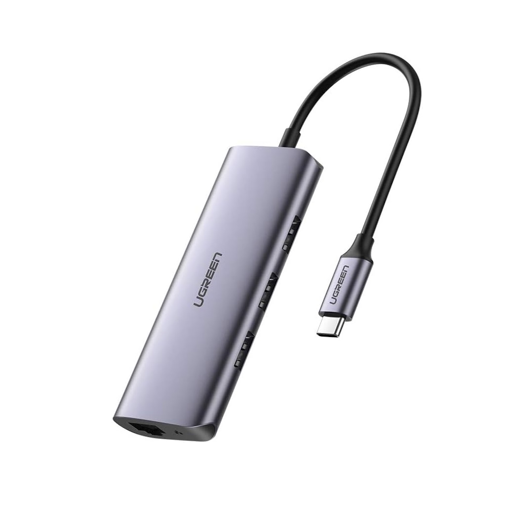 UGREEN 60718 3-in-1 USB-C Hub with 3 USB 3.0 Ports and Gigabit Ethernet Adapter