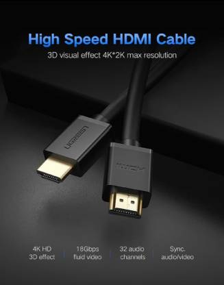 UGREEN 60820 HDMI TO HDMI MALE CABLE 1.51