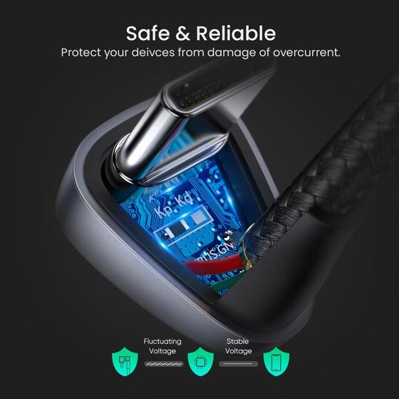 UGREEN 70315 USB-A TO USB-C USHAPE CABLE 2M
