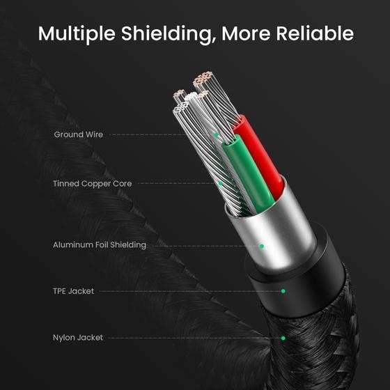 UGREEN 70315 USB-A TO USB-C USHAPE CABLE 2M