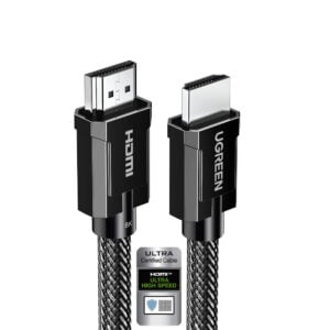 UGREEN 70320 8K HDMI 2.1 Braided Cable - 1.5 Meter (Gray) - HDMI Certified