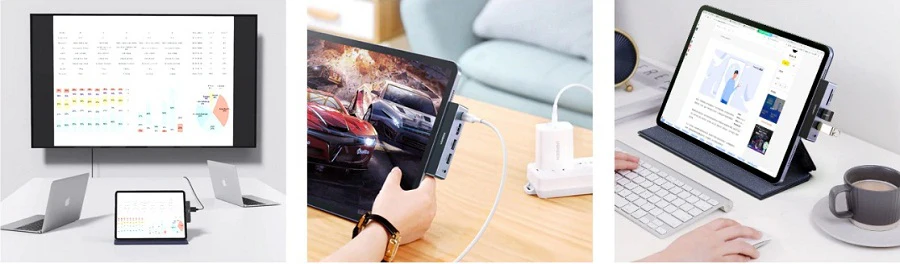 UGREEN 70688 5-in-1 USB-C Hub for iPad Pro UGREEN 70688 5-in-1 USB-C Hub for iPad Pro