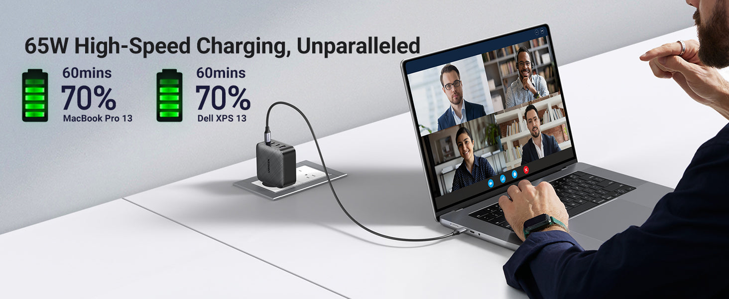 UGREEN 70774 65W PD GaN Wall Charger Description01 UGREEN 70774 65W PD GaN Wall Charger Description01