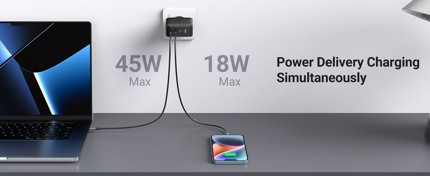 UGREEN 70774 65W PD GaN Wall Charger Description02 UGREEN 70774 65W PD GaN Wall Charger Description02