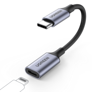 UGREEN 70953 USB C TO LIGHTNING F/M AUDIO ADAPTER