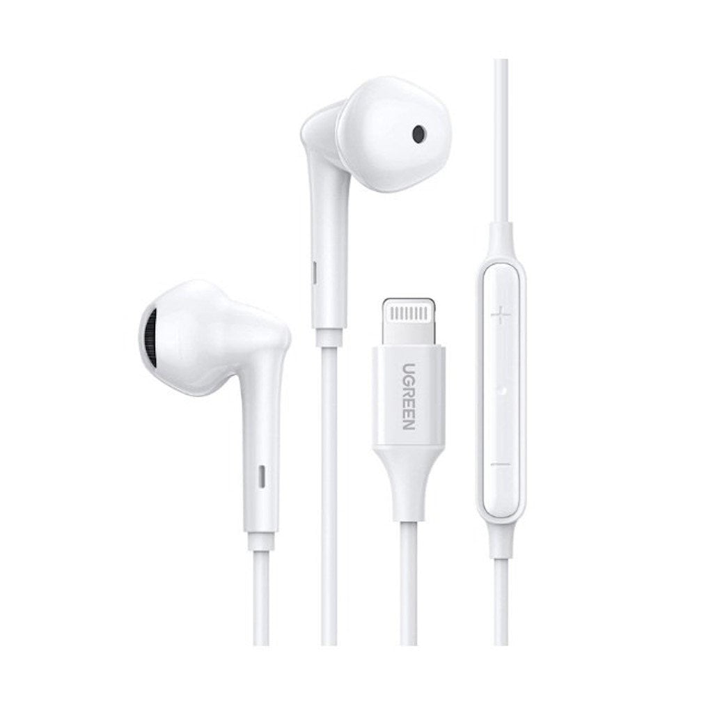 UGREEN 80649 HiTune MFi Certified Lightning Earphones with Microphone