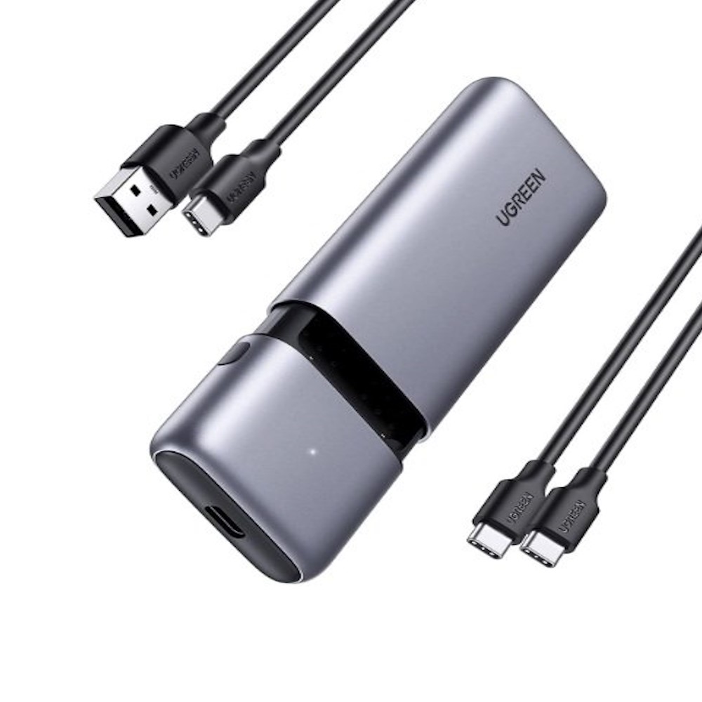 UGREEN 80863 M.2 NVME SATA SSD ENCLOSURE USB C1