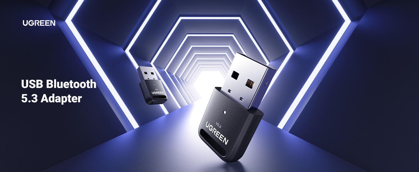 UGREEN 90225 Bluetooth Adapter USB Bluetooth 5.3 Adapter for PC Wireless Bluetooth Dongle111 UGREEN 90225 Bluetooth Adapter USB Bluetooth 5.3 Adapter for PC Wireless Bluetooth Dongle111