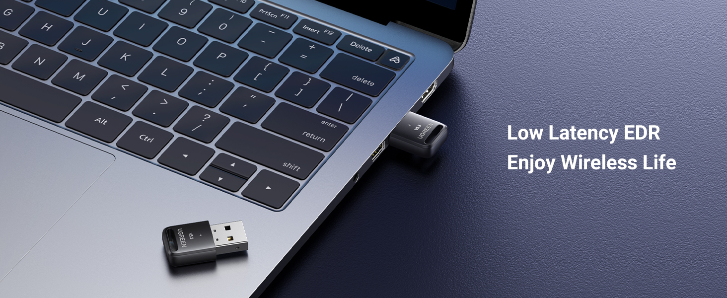 UGREEN 90225 Bluetooth Adapter USB Bluetooth 5.3 Adapter for PC Wireless Bluetooth Dongle1113 UGREEN 90225 Bluetooth Adapter USB Bluetooth 5.3 Adapter for PC Wireless Bluetooth Dongle1113