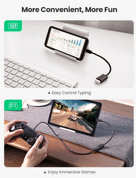 UGREEN 10396 MICRO USB 2.0 OTG ADAPTER CABLE