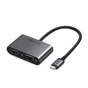 UGREEN 50505 TYPE-C MALE TO HDMI & VGA FEMALE CONVERTER