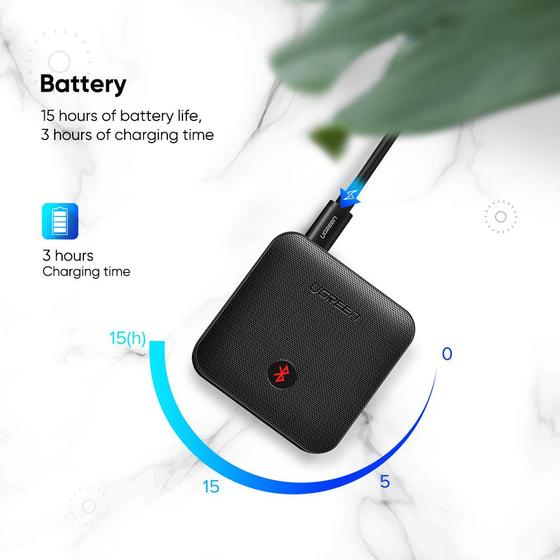 Ugreen 70158 Bluetooth AptX Transmitter Receiver6