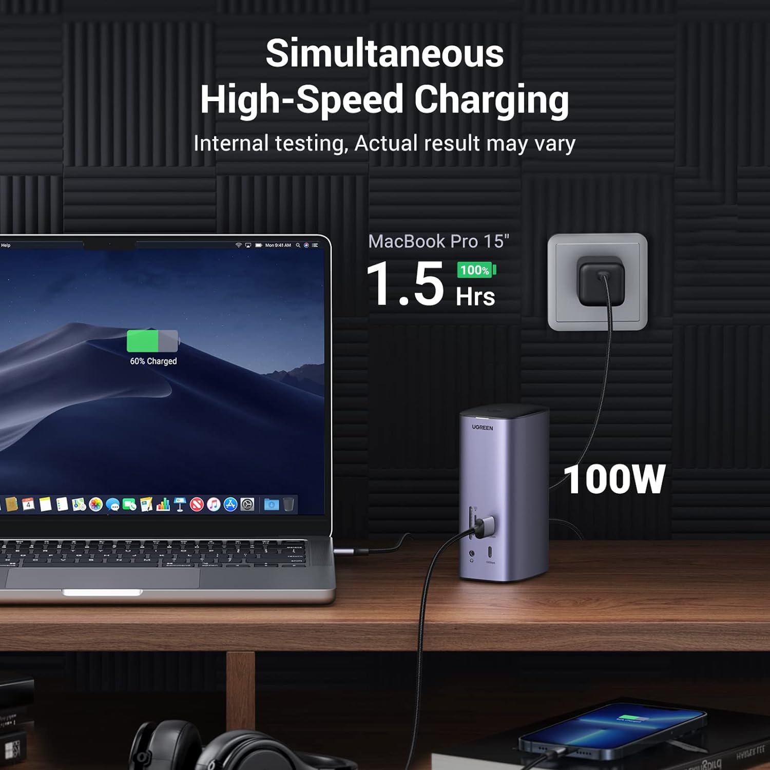 UGREEN 90325 Docking Station 12-in-1 Triple 8K Display - UGREEN PK