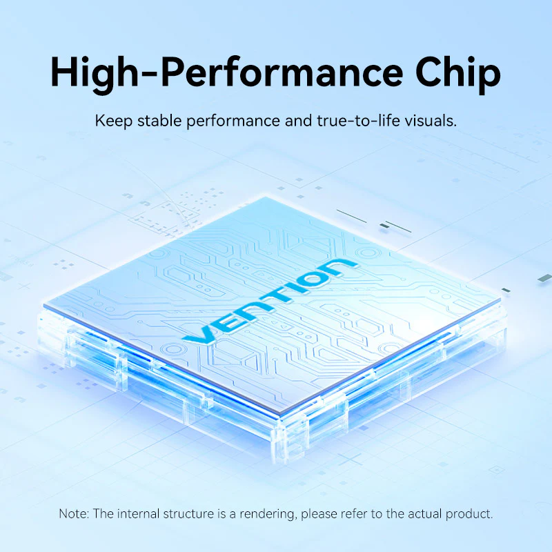 VENTION VGA to HDMI Converter with Female Micro USB and Audio Port