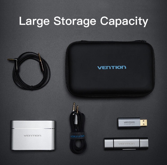 VENTION KBJB0 Premium Protective Organizer Pouch for Power Banks, Cables, Chargers, Small Gadgets