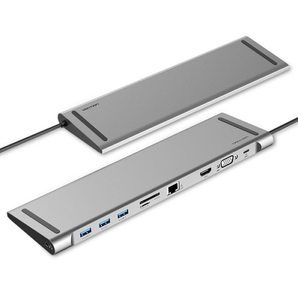 VENTION THOHAH MULTI-FUNCTION 10-IN-1 TYPE-C DOCKING STATION